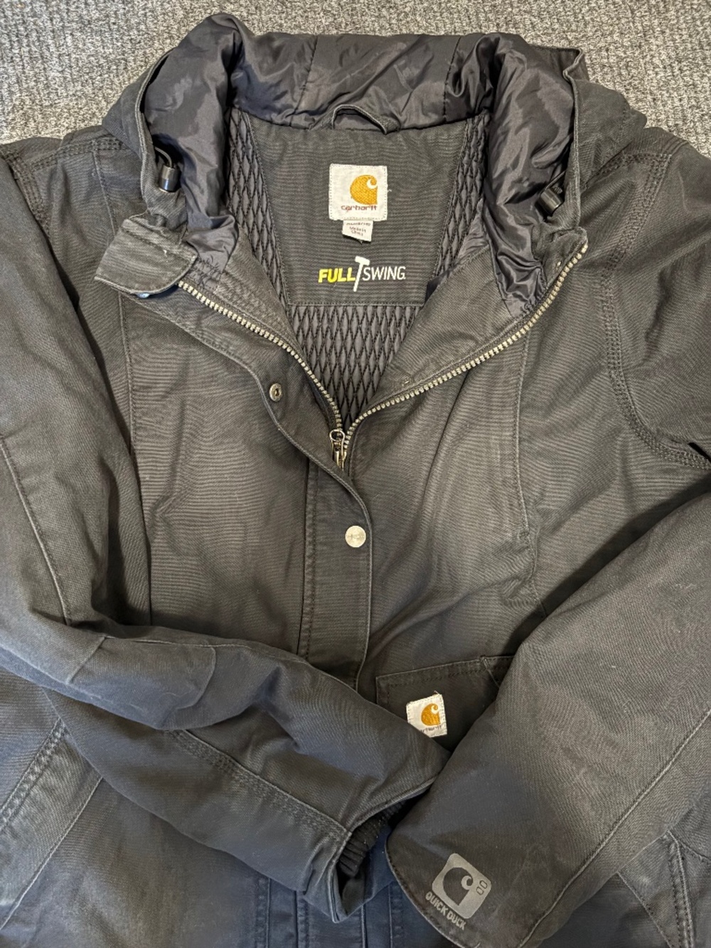 Carhartt Women's Full Swing Cryder Insulated Jacket Black XL 16/18 102246-001
